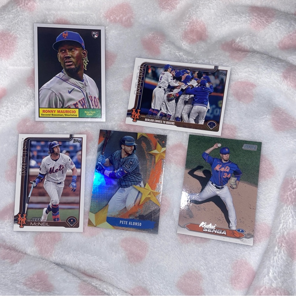 New York Mets topps baseball card